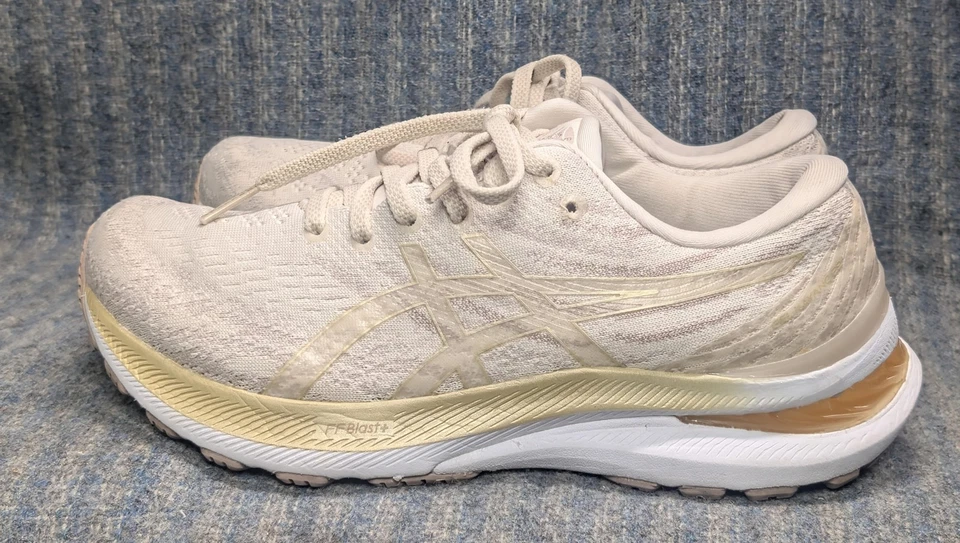 Zapatos para correr Asics Gel-Kayano 29 para mujer talla 8 beige crema estabilidad 1012B272 Foto 1 de 4