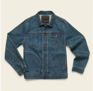 *NUEVO CON ETIQUETAS* Chaqueta Howler Brothers Denim Depot Para Hombre Botón L Western Rodeo Exterior - Imagen 1 de 11