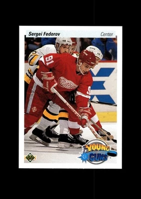 1990-91 Upper Deck: #525 Sergei Fedorov NM-MT OR BETTER - Image 1 of 2