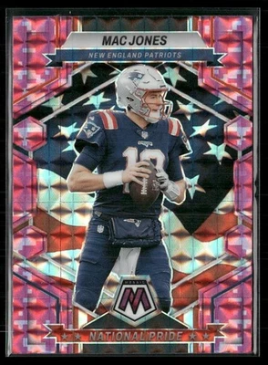 Mac Jones 2023 Panini Mosaic Camo Pink New England Patriots #261 - Image 1 of 2
