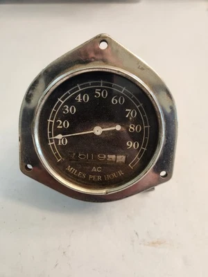 PONTIAC AC VELOCÍMETRO TABLERO AÑOS 30 Foto 1 de 4