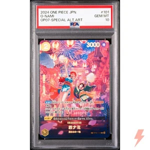 PSA 10 O-Nami (SP Alt Art) OP06-101 500 Years in the Future - Japanese 2024 - Picture 1 of 2