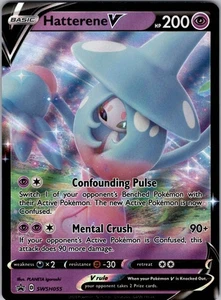 Hatterene V Promo SWSH: Sword & Shield Promo Cards SWSH055 NM Holo - Picture 1 of 2
