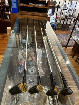 Vintage Wilson 4300 X31 Strata-Bloc Aqua-Tite Woods 1, 3, 4, 5 + cubiertas de cabeza Foto 1 de 4