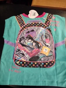 Top divertido verde LittleMissMatch para niñas talla 4 precio de venta sugerido por el fabricante 21 USD - Imagen 1 de 5