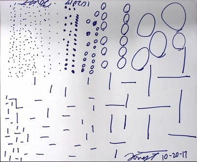 Boceto artístico dibujado a mano firmado por Forrest Griffin 14x17 certificado de autenticidad BAS UFC TUF 1 HOF automático Foto 1 de 4