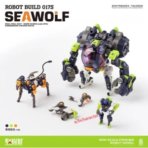 Earnestcore Craft ROBOT BUILD RB-17 Sea Wolf Mecha 4 pulgadas modelo de juguete de acción - Imagen 1 de 8