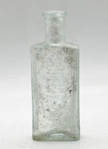 VINTAGE A K WHITE GLASS BOTTLE ADVERTISING MADE IN GERMANY