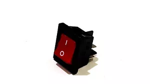 2 PACK - ON & OFF SPDT TOGGLE SWITCH - RED ILLUMINATED INDICATOR 8A 230V A31H - Bild 1 von 1