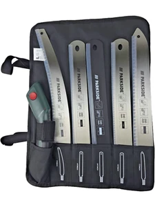 Handsägen-Set 6-teilig Holzsäge Metallsäge Kunststoffsäge Säge inklusive Tasche - Bild 1 von 6