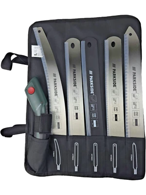 Handsägen-Set 6-teilig Holzsäge Metallsäge Kunststoffsäge Säge inklusive Tasche - Bild 1 von 4