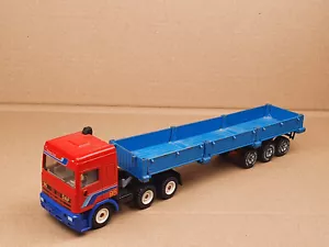 Siku 3412 MB 2232 autoarticolato con senza telone Eurotransport blu daf trattore - Foto 1 di 22