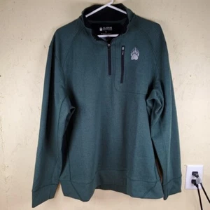 Alaskan Hardgear by Duluth Trading Co Mens XL 1/4 Zip Pullover Green Long Sleeve - Picture 1 of 10