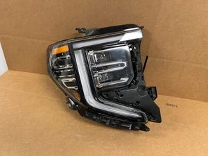 OEM 2022-2024 GMC SIERRA 1500 LED HEADLIGHT CHROME TRIM ACCENT RIGHT RH NICE!! - Picture 1 of 10