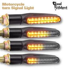 Produktbild - 4X LED Blinker Motorrad 12V Mini Bernstein Indikatoren für Sportbike Bobber Quad