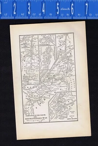 Campaigns in the North & South during American Revolution -1885 Print - Picture 1 of 2