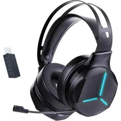 Wireless Bluetooth Gaming Headset, Stereo Over Ear Headphones with Mutable Noise - Image 1 of 4