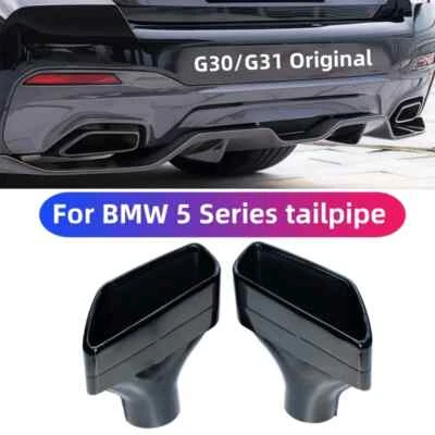 304 Stainless Steel Car Exhaust Tip For BMW G30 G31 525i 530i 540i Muffler Tip  - Image 1 of 4