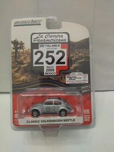 VOLKSWAGEN BEETLE CLASSIC n252 RALLY PANAMERICANA MEXICO 2009 1:64 GREENLIGHT - Imagen 1 de 2
