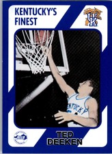 1989-90 Kentucky Collegiate Collection #18 Ted Deeken