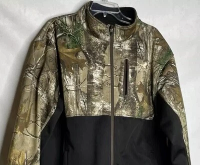 Realtree Jacket Men’s X Large Camo Hunting Kings River Full Zip Poly Spandex - Image 1 of 4