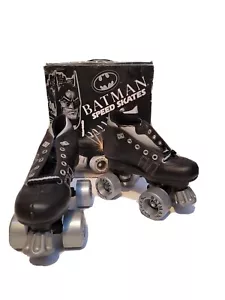 Vintage Batman Speed Skates Größe 13J Style 7045B Seneca Sports - Bild 1 von 6