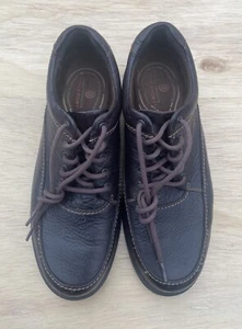 ROCKPORT World Tour Elite Oxford scarpe da passeggio pelle uomo marrone scuro TAGLIA 11,5 - Foto 1 di 5