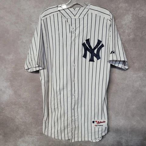 Vintage Majestic Authentic New York Yankees Alex Rodriguez 13 Jersey Mens 44 L Cover