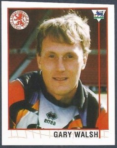 MERLIN 1996-PREMIER LEAGUE 96 - #484-MIDDLESBROUGH-GARY WALSH