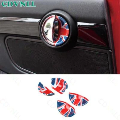 For Mini Cooper Clubman F54 Union Jack Inner Door Bowl Sticke Panel Trim 4PCS — 第 1/4 张图片