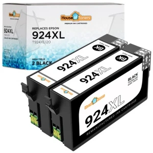 2PK for Epson T924XL Ink Cartridge Replaces for Workforce Pro C4310 C4810 - Picture 1 of 2