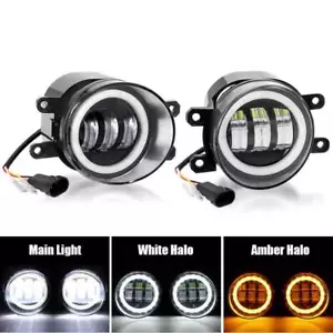 2X LED DRL Fog Lights Lamps Turn Signal For 2009-2015 Toyota Venza 2010 LH+RH - Picture 1 of 13