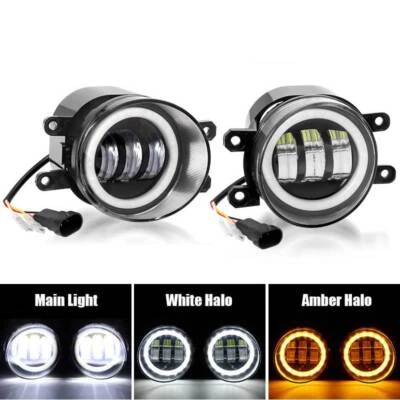 2 светодиодные противотуманные фары дневного света указатели поворота для Toyota Venza 2010 LH+RH 2009-2015 годов выпуска - Изображение 1 из 4