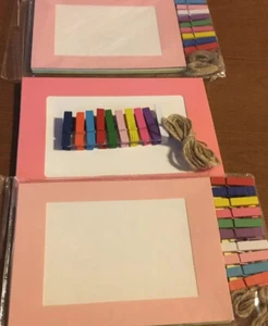 Hanging Paper Frames, Mini Paper Clips - Picture 1 of 3