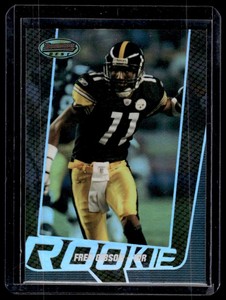 2005 Bowman's Best Fred Gibson Rookie Pittsburgh Steelers #80