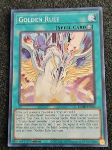 1X NM Golden Rule - BLMR-EN035 - Secret Rare 1st Edition - Picture 1 of 1