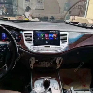 Apple Carplay Radio Android 13 GPS WIFI SWC For 2009-2014 Hyundai Genesis Sedan - Picture 1 of 20