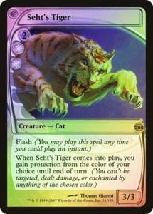 FOIL Seht's Tiger ~ Future Sight [ NearMint ] [ Magic MTG ] - Picture 1 of 1