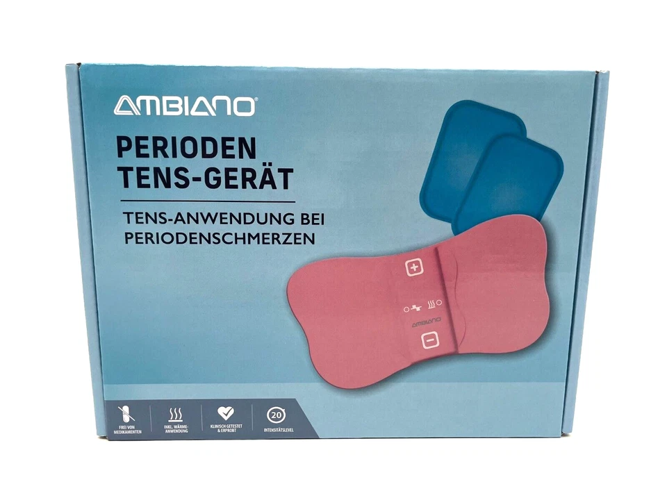AMBIANO Gelpads passend für PTG695 Perioden TENS Gerät 2x 4er Pack