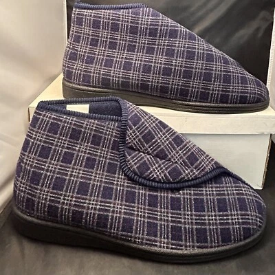 Zapatillas para hombre Sleepers Brett UK10 color azul marino cómodas lavables Foto 1 de 4