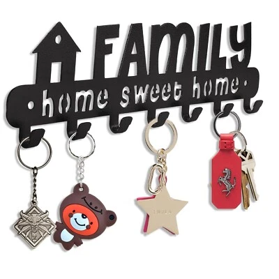 Key Holder for Home Decor Key wall mounted Wall Key Hangers for Metal - Image 1 of 4