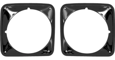 OER Black Headlamp Bezel Set For 1969-1972 Chevy Truck Blazer Suburban - Image 1 of 4
