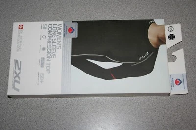 2XU Compression TOP Women's XS X-SMALL BLACK WA1122A NEW - Image 1 of 3