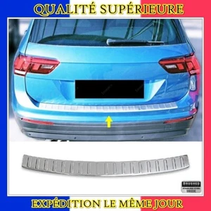 Chromé Arrière Protection Pare chocs BROSSE Pour VW TIGUAN II 2016 A 2023 - Imagen 1 de 11