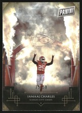 2016 Panini Black Friday Panini Collection Thick Stock #10 Jamaal Charles /50