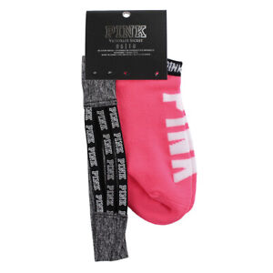Victoria's Secret Pink Women's No-Show Socks & Headband Set