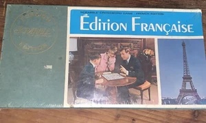 Vtg Scrabble Foreign Edition French 1950s Board Word Game NEW SEALED RARE - Bild 1 von 3