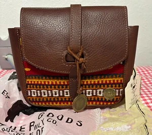 New Will Leather Goods Oaxacan & Leather Convertible Crossbody Bag - Picture 1 of 5