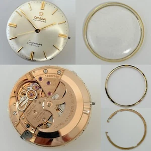 Omega Cal 550 Watch Movement Parts Dial Balance Spring Plate Fork Wheel Rotor 5 - Picture 1 of 7