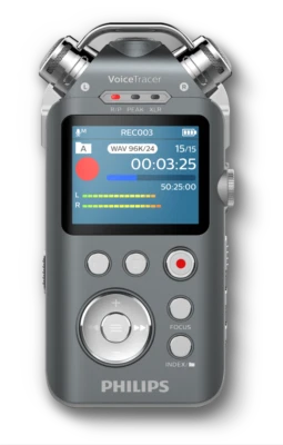 Philips VoiceTracer DVT7500  24 Bit Digital Audio Recorder - Image 1 of 4